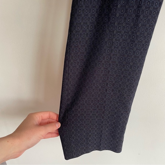 Scotch & Soda Amsterdam Couture Mott Men’s Pants Navy Blue Pleated Pattern 32 - Picture 4 of 12